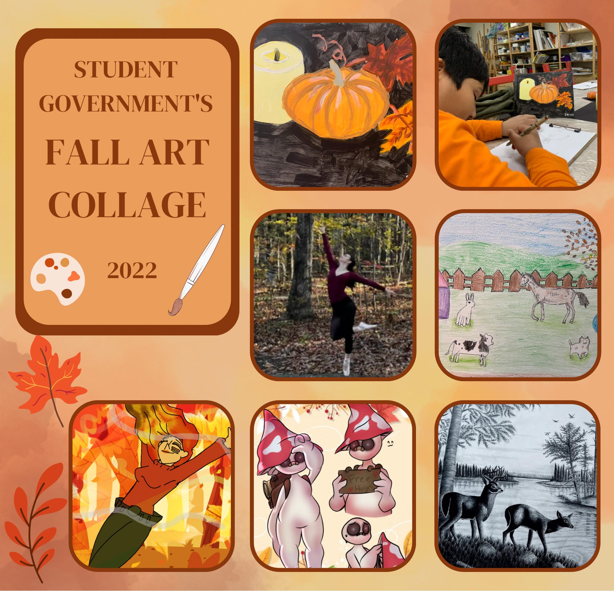 Fall Students IVLA Student Government - Fall Art Collage - 2022